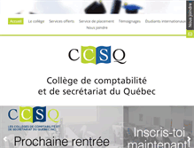 Tablet Screenshot of ccsq.ca